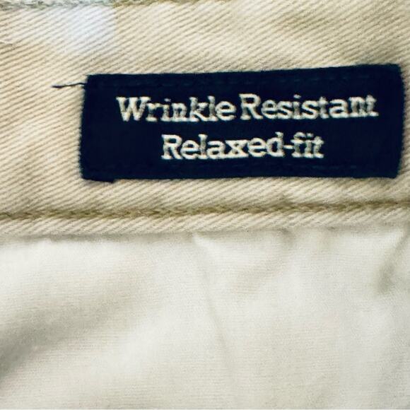 Eddie Bauer relax fit light tan khaki pants size 32 x 30 b19 - Picture 3 of 5